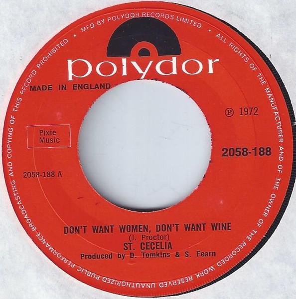 7-дюймовая пластинка ST. CECELIA Не Хочу Женщин Не Хочу Вина 2058188 Polydor 1972 Великобритания Поп Б/у
7-дюймовая пластинка ST. CECELIA Не Хочу Женщин Не Хочу Вина 2058188 Polydor 1972 Великобритания Поп Б/у