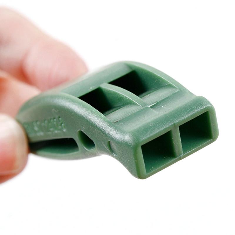 Тактический Sentinel для выживания в походах с громким пластиковым двухдиапазонным свистком зелёный
Тактический Sentinel для выживания в походах с громким пластиковым двухдиапазонным свистком зелёный