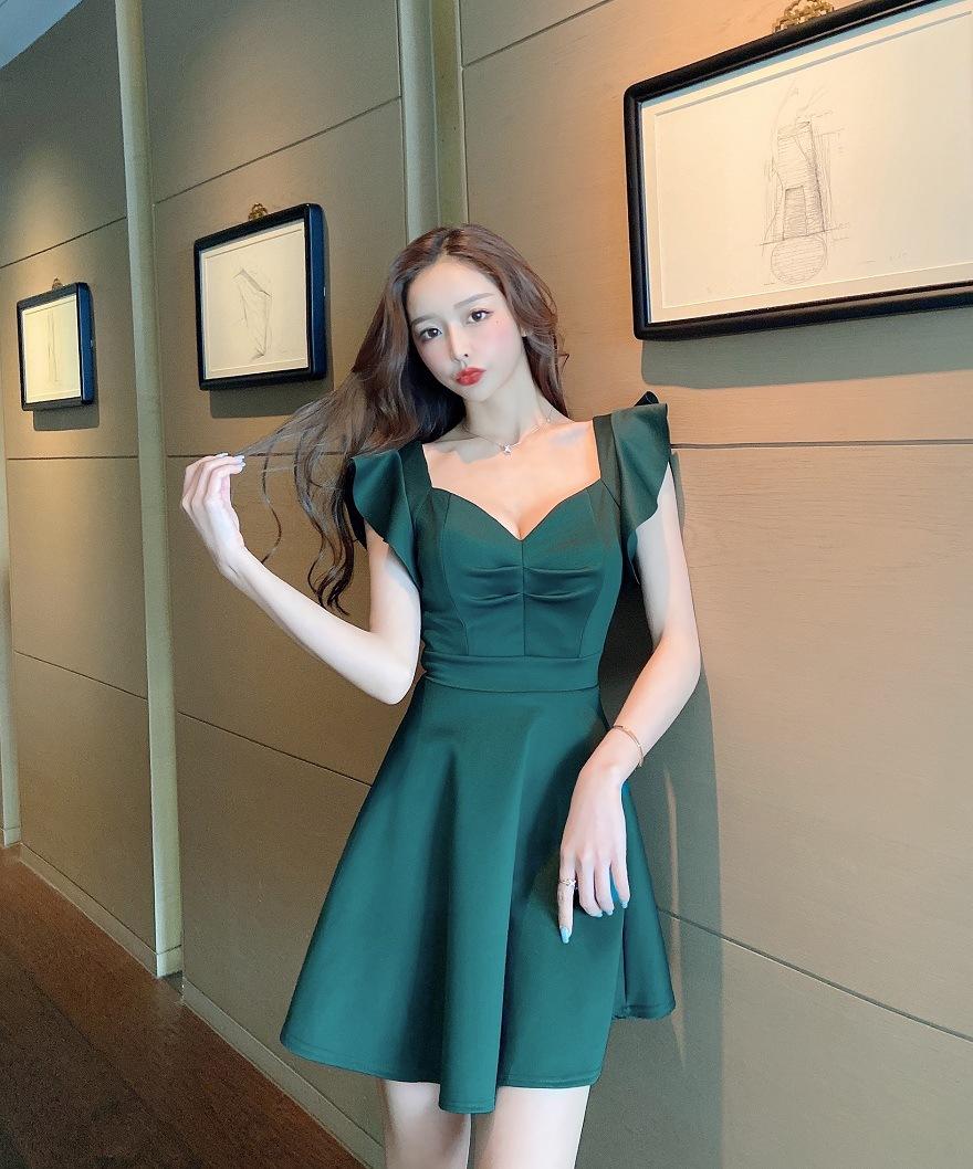 Summer women s clothing new nightclub fashion temperament sexy dress backless short skirt XXL темно-зелений колір
Summer women s clothing new nightclub fashion temperament sexy dress backless short skirt XXL темно-зелений колір