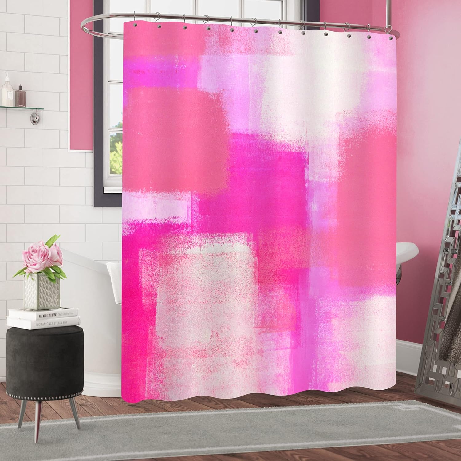 Abstract Pink Shower Curtain Watercolor Effect Bathroom Decor Bright Colors Modern Art Design Splash Pattern Bath Set Home Decor W60H190(CM)-1 Pcs
Abstract Pink Shower Curtain Watercolor Effect Bathroom Decor Bright Colors Modern Art Design Splash Pattern Bath Set Home Decor W60H190(CM)-1 Pcs