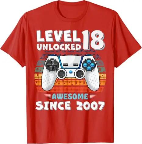 Level 18 Unlocked Gamer Video Game Birthday 18 Year Old Since 2007 Graphic Tee S
Level 18 Unlocked Gamer Video Game Birthday 18 Year Old Since 2007 Graphic Tee S