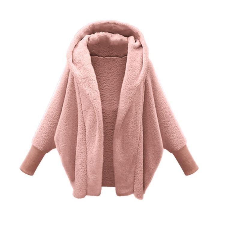 Warm Vintage Women s Plush Loose Coat Hooded Long Sleeve Solid Color Fashion S розовый
Warm Vintage Women s Plush Loose Coat Hooded Long Sleeve Solid Color Fashion S розовый