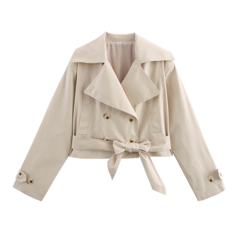 European American Women s Fashion Casual Belted Lapel Trench Coat Jacket Medium
European American Women s Fashion Casual Belted Lapel Trench Coat Jacket Medium