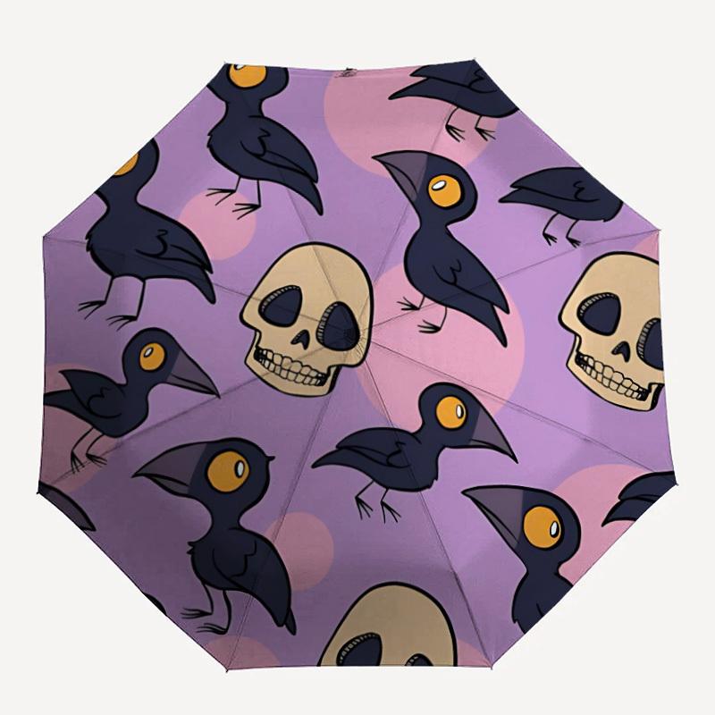 1pc Crows Skulls Automatic Umbrella High Quality Canopy, Portable Folding Umbrella with, Ideal Gift for - Travel, Everyday, Formal Events, S
1pc Crows Skulls Automatic Umbrella High Quality Canopy, Portable Folding Umbrella with, Ideal Gift for - Travel, Everyday, Formal Events, S
