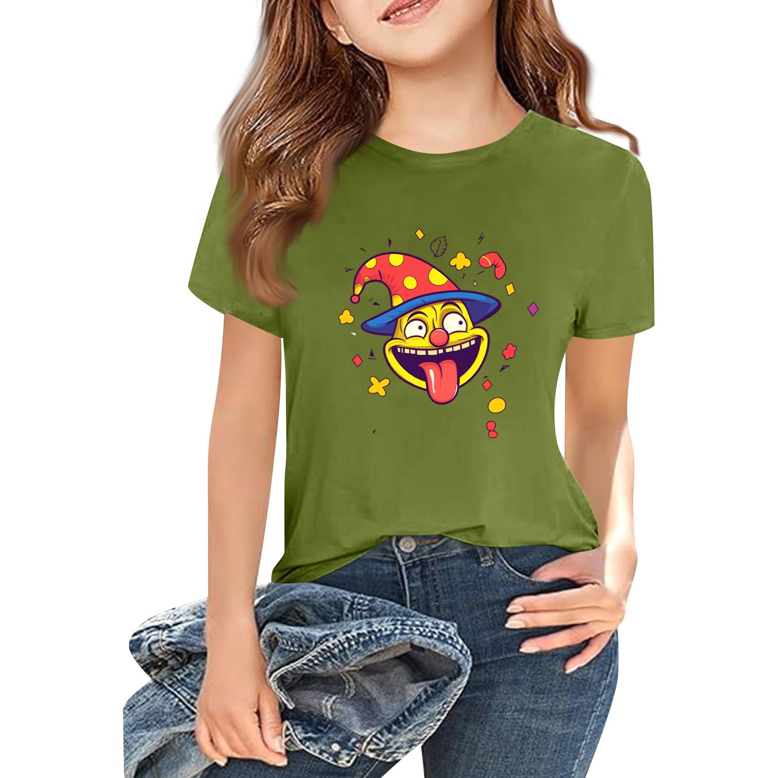 Children s Fashion Casual Short Sleeve Printed Round Neck Short Sleeve T-Shirt Top 130
Children s Fashion Casual Short Sleeve Printed Round Neck Short Sleeve T-Shirt Top 130