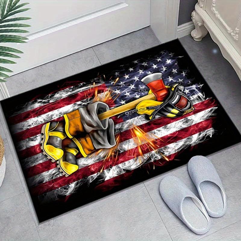 Crystal Velvet Firefighter-Themed Area Rug for Bedroom And Living Room Decor, Non-Slip Mat for Bedside Use. 60cm x 90cm
Crystal Velvet Firefighter-Themed Area Rug for Bedroom And Living Room Decor, Non-Slip Mat for Bedside Use. 60cm x 90cm