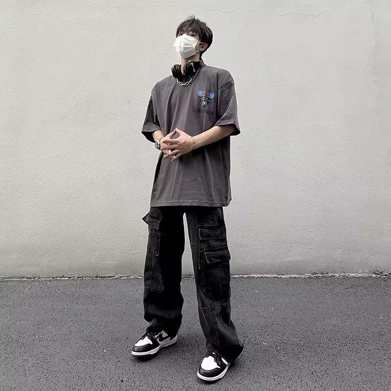 Men s Loose-Fit Overalls: Solid Color, Trendy Casual Pants, New Style Fashion for Youth L
Men s Loose-Fit Overalls: Solid Color, Trendy Casual Pants, New Style Fashion for Youth L