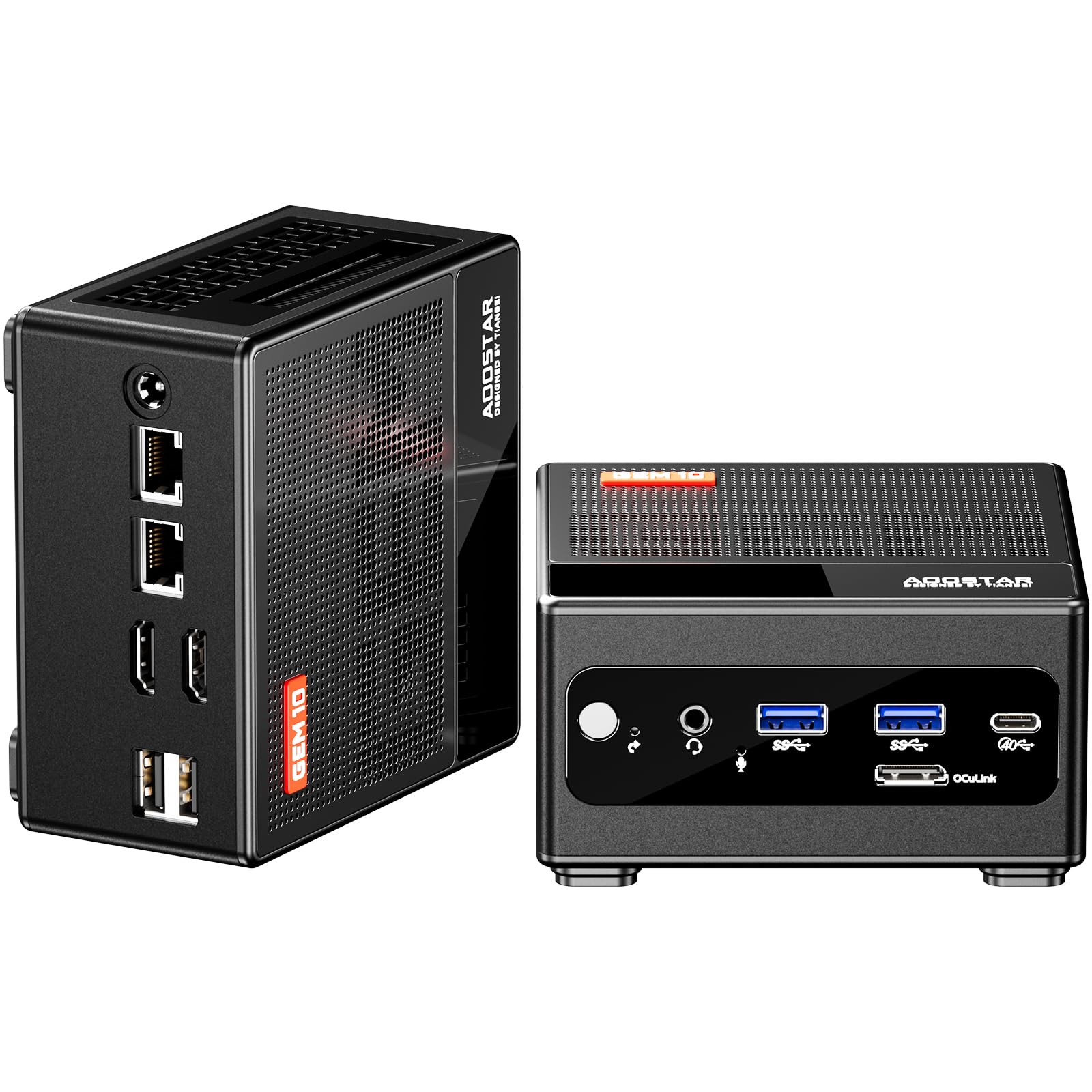 AOOSTAR GEM10 Міні-ПК Ryzen 7 7735H 16 ГБ 1 ТБ SSD з OCuLink 3 PCIE SSD накопичувач ПК HDMI USB4 3 підтримка екранного виходу LAN Інтерфейс LPDDR5-6400 МГц, 4.0
AOOSTAR GEM10 Міні-ПК Ryzen 7 7735H 16 ГБ 1 ТБ SSD з OCuLink 3 PCIE SSD накопичувач ПК HDMI USB4 3 підтримка екранного виходу LAN Інтерфейс LPDDR5-6400 МГц, 4.0