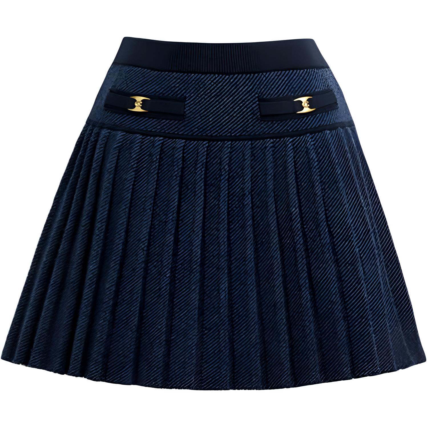 Coach SS25 Knitted Pleated A-Line Casual Skirt Women skirts Blue CZ737-BLU L
Coach SS25 Knitted Pleated A-Line Casual Skirt Women skirts Blue CZ737-BLU L