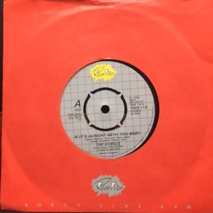 7inch Record KORGIS If Its Alright With You Baby TREB118 Rialto 1980 UK Rock Used
7inch Record KORGIS If Its Alright With You Baby TREB118 Rialto 1980 UK Rock Used