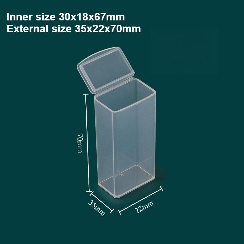 35x22x70mm High Transparent PP Plastic Box Electronic Component Battery Packaging Case Miscellaneous Accessories Storage Casket 50pcs
35x22x70mm High Transparent PP Plastic Box Electronic Component Battery Packaging Case Miscellaneous Accessories Storage Casket 50pcs