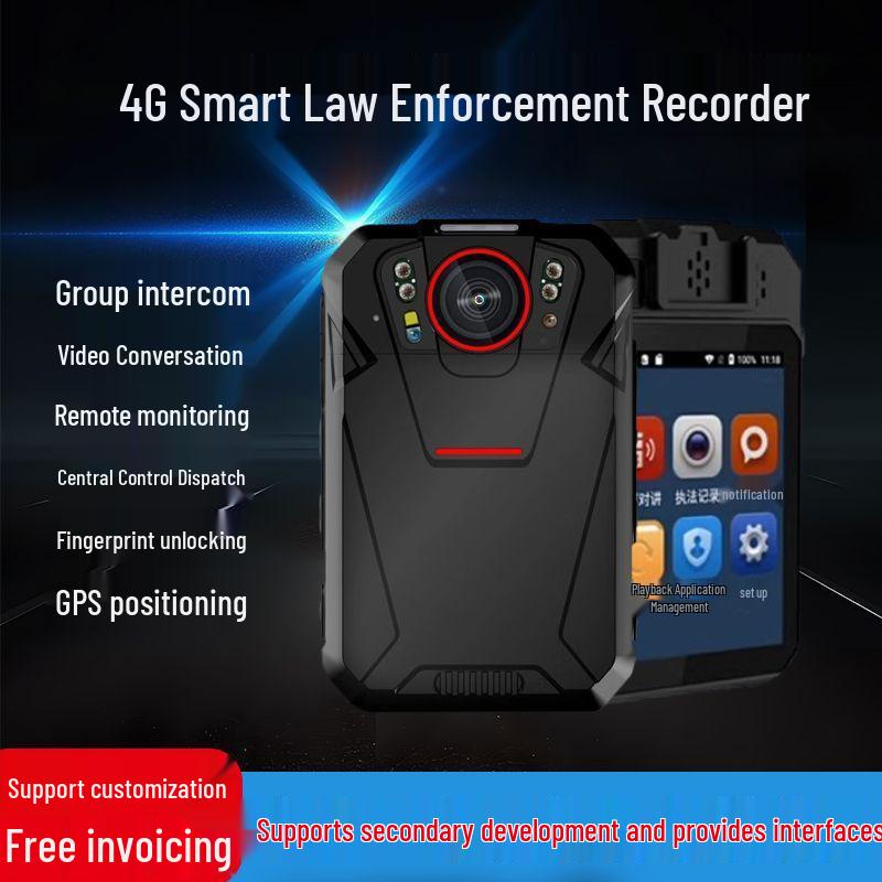 4G Body-Worn Law Enforcement Recorder with GPS, Real-Time Audio-Video Transmission, and Intercom
4G Body-Worn Law Enforcement Recorder with GPS, Real-Time Audio-Video Transmission, and Intercom