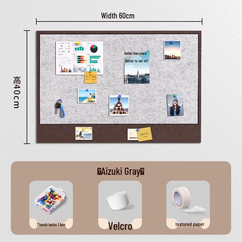 Полароїд Настінні наклейки з вовняного фетру: Креативна коркова дошка для фотографій, без свердління, для малюків.
Полароїд Настінні наклейки з вовняного фетру: Креативна коркова дошка для фотографій, без свердління, для малюків.