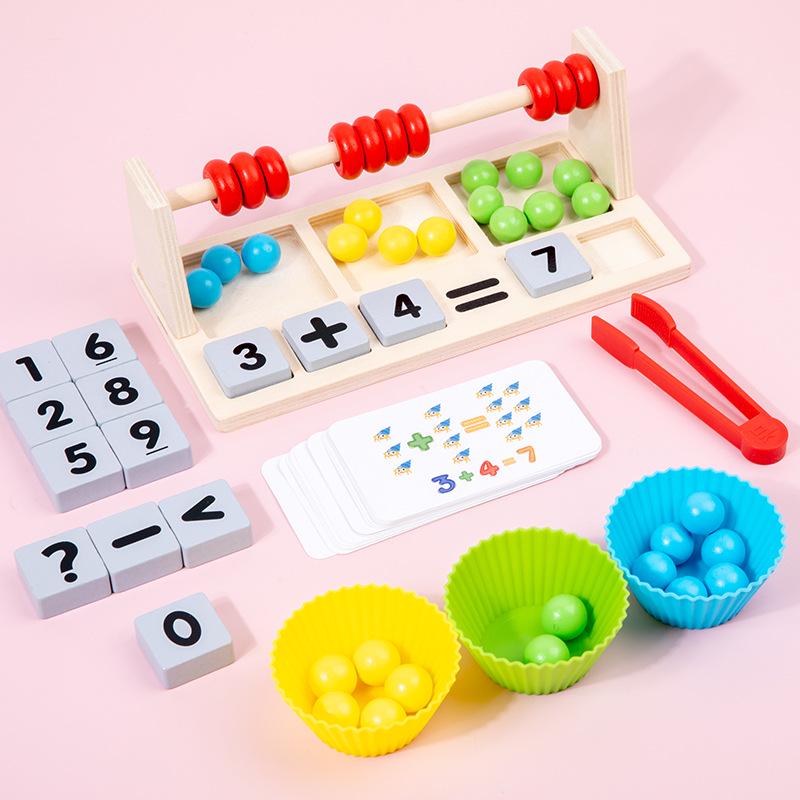 Wooden Children s Multifunctional Abacus and Calculating Rack - Educational Math Toy with Beads for Primary Students.
Wooden Children s Multifunctional Abacus and Calculating Rack - Educational Math Toy with Beads for Primary Students.