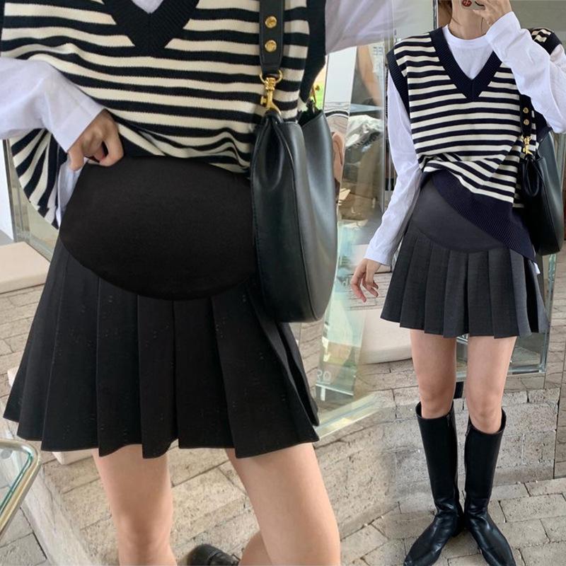 Maternity Pleated Support Skirt - Solid Color, Thick, Trendy, Short, for Spring & Autumn Moms XXL
Maternity Pleated Support Skirt - Solid Color, Thick, Trendy, Short, for Spring & Autumn Moms XXL