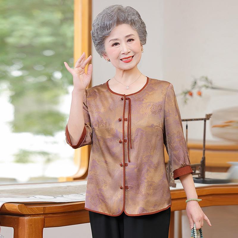 Three-Quarter Sleeve Chiffon Cardigan with Print - Chinese Style Summer Top 5XL (150-165 lbs) фіолетовий
Three-Quarter Sleeve Chiffon Cardigan with Print - Chinese Style Summer Top 5XL (150-165 lbs) фіолетовий