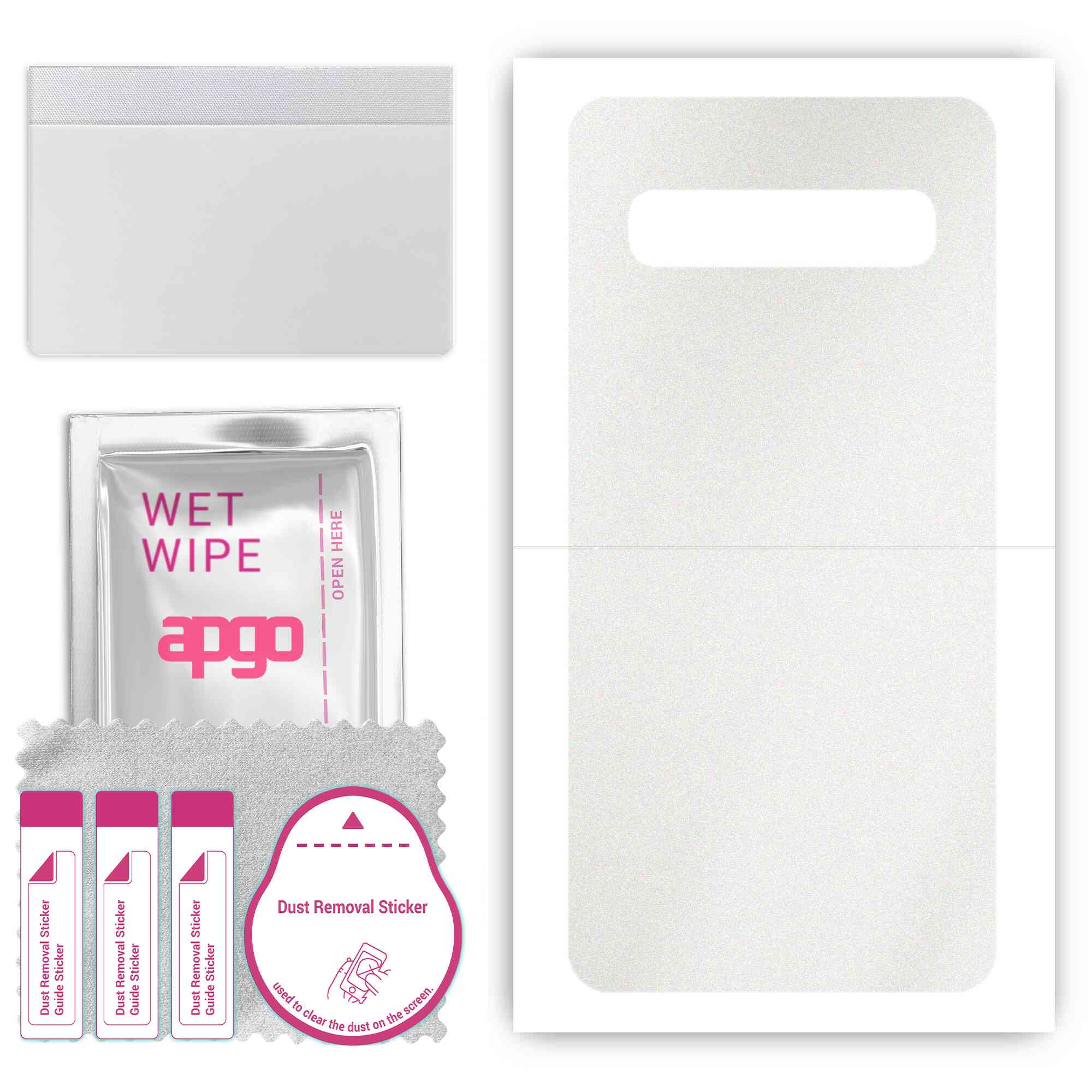 apgo Захисна наклейка Skin для задньої панелі, сумісна з Samsung Galaxy S10 5G, Wrap Film, Foil, Vinyl - Pattern Matte Transparent
apgo Захисна наклейка Skin для задньої панелі, сумісна з Samsung Galaxy S10 5G, Wrap Film, Foil, Vinyl - Pattern Matte Transparent