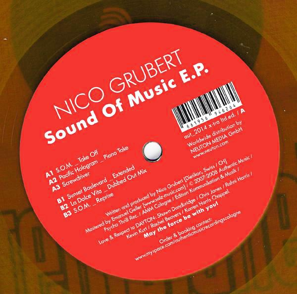 12inch Record NICO GRUBERT - Sound Of Music E.P. AUT2014XTRALTDE Authentic Music 2008 Germany Dance & Electronica Used
12inch Record NICO GRUBERT - Sound Of Music E.P. AUT2014XTRALTDE Authentic Music 2008 Germany Dance & Electronica Used