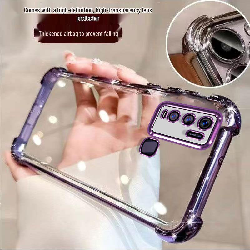Vivo Y50 V1965A Case: Rotating Horse Bracket, Electroplated, Drop-Proof, Airbag, Stylish Design vivo Y50
Vivo Y50 V1965A Case: Rotating Horse Bracket, Electroplated, Drop-Proof, Airbag, Stylish Design vivo Y50