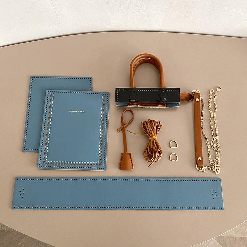 DIY PU Leather Knitting Crochet Bags Making Material Kit for Handmade Handbag Purse Shoulder Bag Crossbody Sewing Accessories синий
DIY PU Leather Knitting Crochet Bags Making Material Kit for Handmade Handbag Purse Shoulder Bag Crossbody Sewing Accessories синий