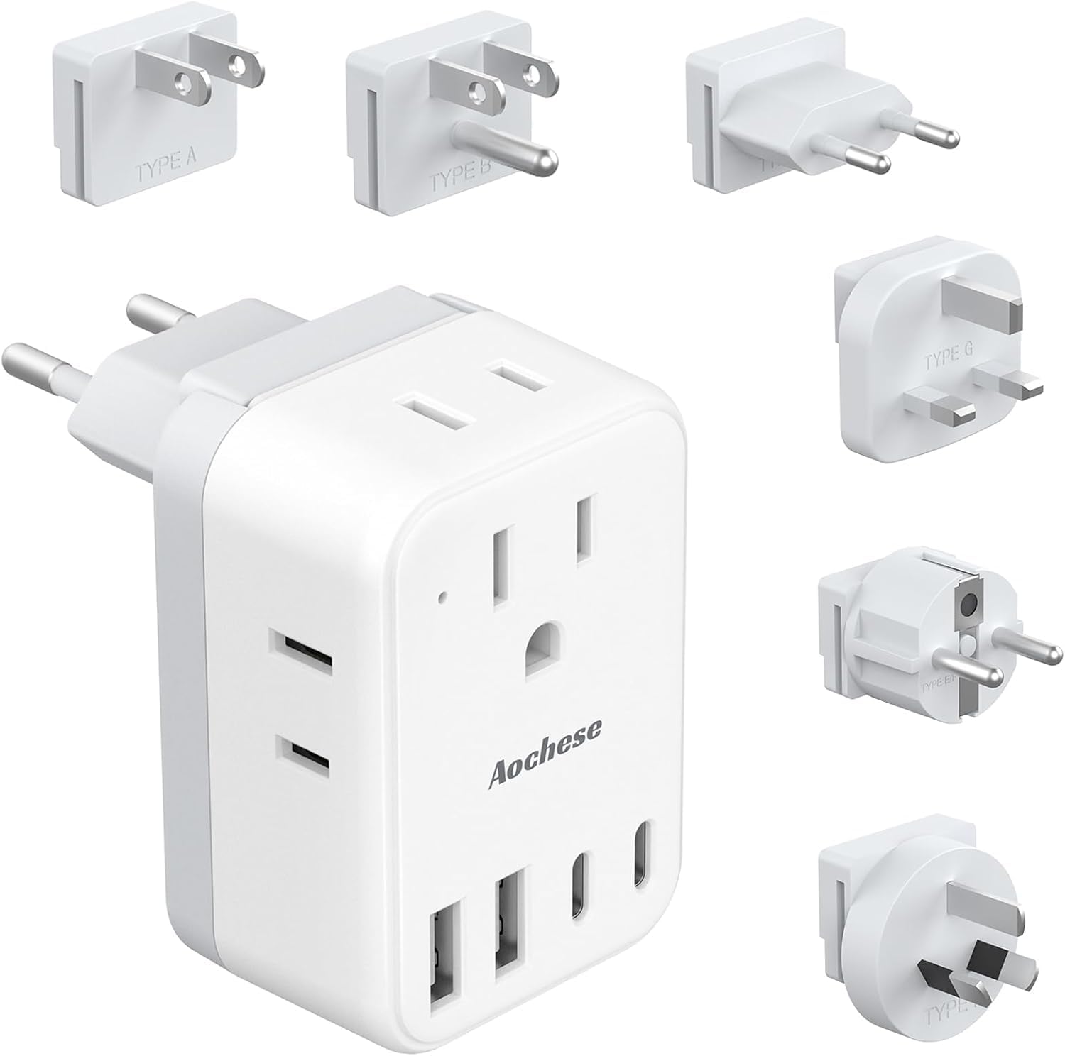 Conversion Compatible with the Overseas Aochese Travel 2 and 2 Ports with Overseas Power Power Converter Compatible with Plug, World, Outlet,
Conversion Compatible with the Overseas Aochese Travel 2 and 2 Ports with Overseas Power Power Converter Compatible with Plug, World, Outlet,