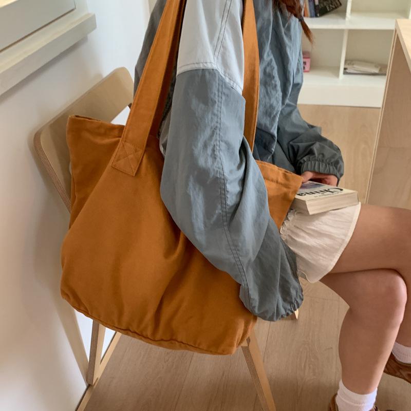 Bag Large Capacity Women s Armpit Bag 2025 New Large Capacity Canvas Bag Solid Color Simple Shoulder Bag Shopping Bag коричневий
Bag Large Capacity Women s Armpit Bag 2025 New Large Capacity Canvas Bag Solid Color Simple Shoulder Bag Shopping Bag коричневий