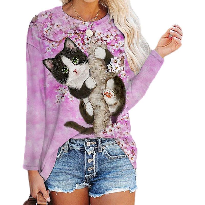 Spring Autumn New Splice Loose Long Sleeve T-Shirts For Women Hot Sale O-Neck Pullover 3D Printing Casual Fashion Clothing 3XL
Spring Autumn New Splice Loose Long Sleeve T-Shirts For Women Hot Sale O-Neck Pullover 3D Printing Casual Fashion Clothing 3XL