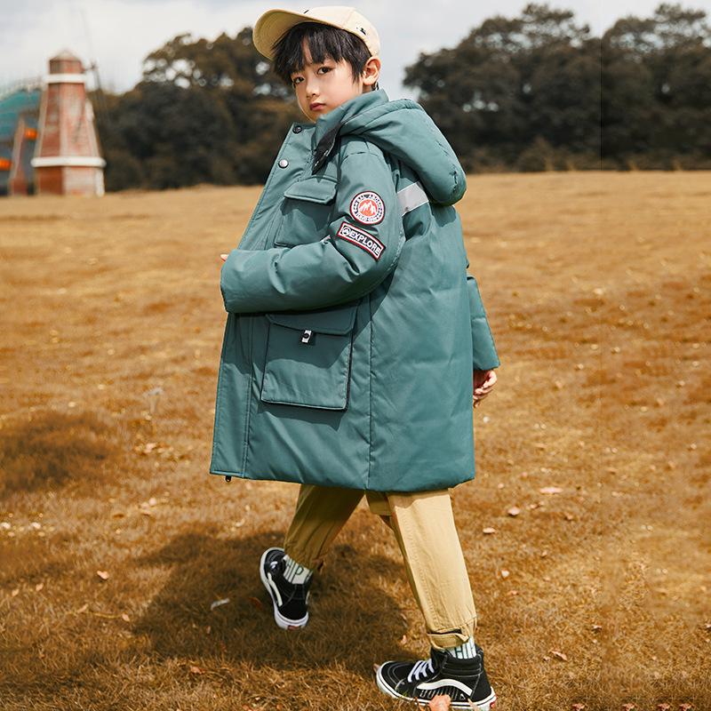 Детская пуховая куртка для мальчиков средней длины в корейском стиле, утепленная рабочая одежда, свободная детская одежда, зимняя одежда для детей средних и больших размеров 170cm озеро зеленый
Детская пуховая куртка для мальчиков средней длины в корейском стиле, утепленная рабочая одежда, свободная детская одежда, зимняя одежда для детей средних и больших размеров 170cm озеро зеленый