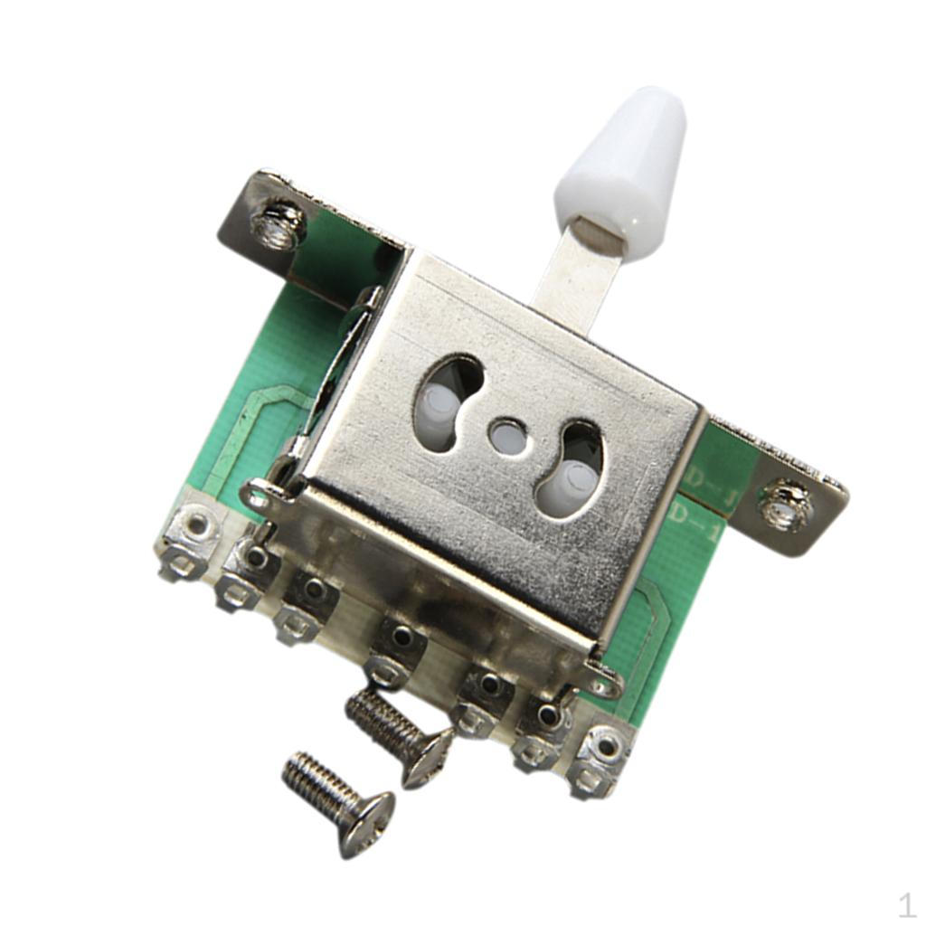 Blade Switch w/ White Knob For Electric Guitar
Blade Switch w/ White Knob For Electric Guitar