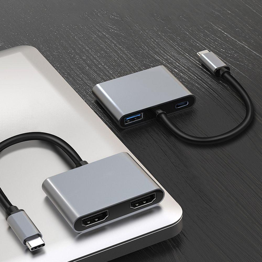 Адаптер для телефона и ПК 4K USB C Hub Type-C к двойной док-станции расширения экрана HDMI
Адаптер для телефона и ПК 4K USB C Hub Type-C к двойной док-станции расширения экрана HDMI