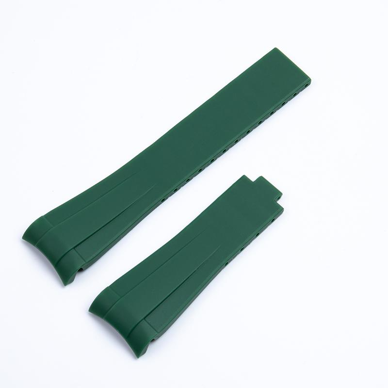 21mm Curved End Croppable Soft Rubber Watch Band Accessories For Rolex Strap For Submariner Explorer 216570 With Fold Buckle 21mm Plain Buckle&Without Buckle зелений
21mm Curved End Croppable Soft Rubber Watch Band Accessories For Rolex Strap For Submariner Explorer 216570 With Fold Buckle 21mm Plain Buckle&Without Buckle зелений
