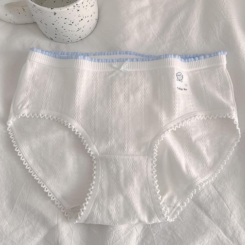 Women’s Blue Floral Cotton Mid-Rise Triangle Panties Medium 70-95 jin
Women’s Blue Floral Cotton Mid-Rise Triangle Panties Medium 70-95 jin