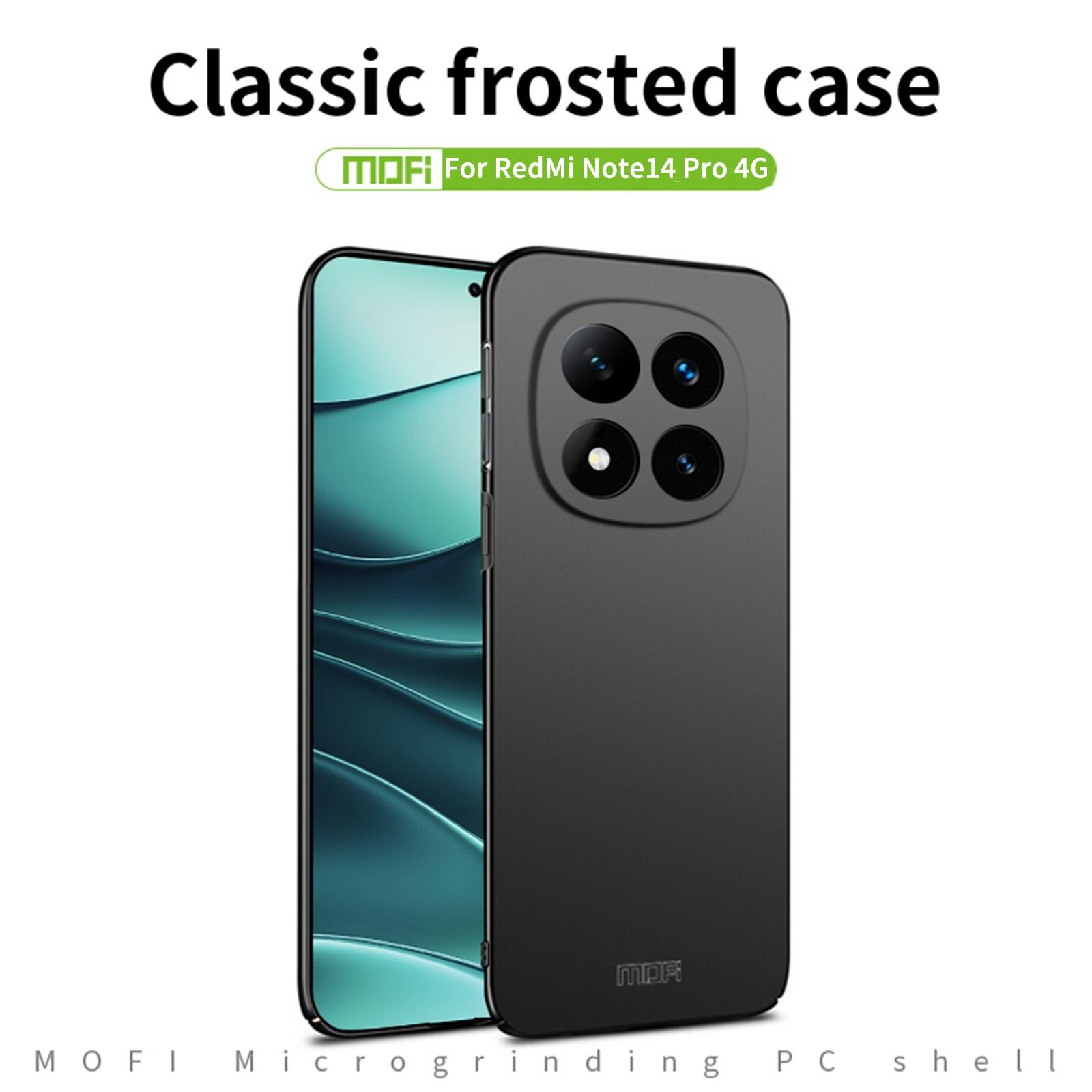 For Xiaomi Redmi Note 14 Pro 4G Phone Case MOFI Shield Matte Series Ultra Slim PC Protective Cover Red
For Xiaomi Redmi Note 14 Pro 4G Phone Case MOFI Shield Matte Series Ultra Slim PC Protective Cover Red