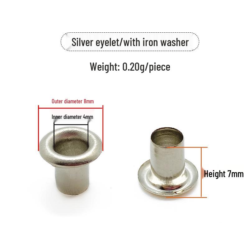 Iron High-Leg Eyelet Strap Dress Leather Jacket Hang Tag Buckle, Electroplated, 4-10mm, Four Colors
Iron High-Leg Eyelet Strap Dress Leather Jacket Hang Tag Buckle, Electroplated, 4-10mm, Four Colors