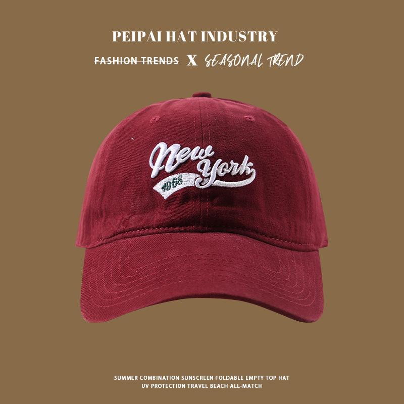 Baseball cap women s high cranial top wide brim cotton soft top English three-dimensional embroidery old peaked cap men Adjustable
Baseball cap women s high cranial top wide brim cotton soft top English three-dimensional embroidery old peaked cap men Adjustable