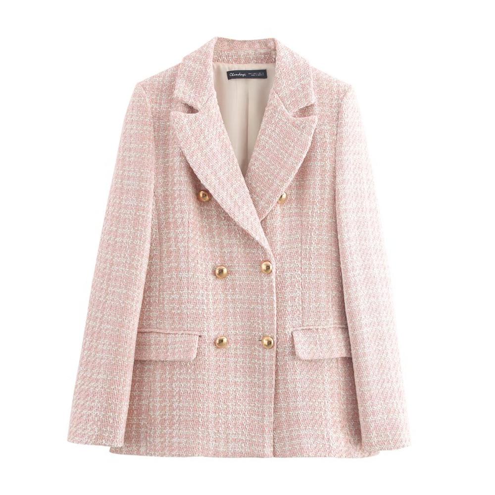 2024 Autumn/Winter Women s Versatile Textured Double-Breasted Loose Slimming Suit Jacket Extra Small розовый
2024 Autumn/Winter Women s Versatile Textured Double-Breasted Loose Slimming Suit Jacket Extra Small розовый