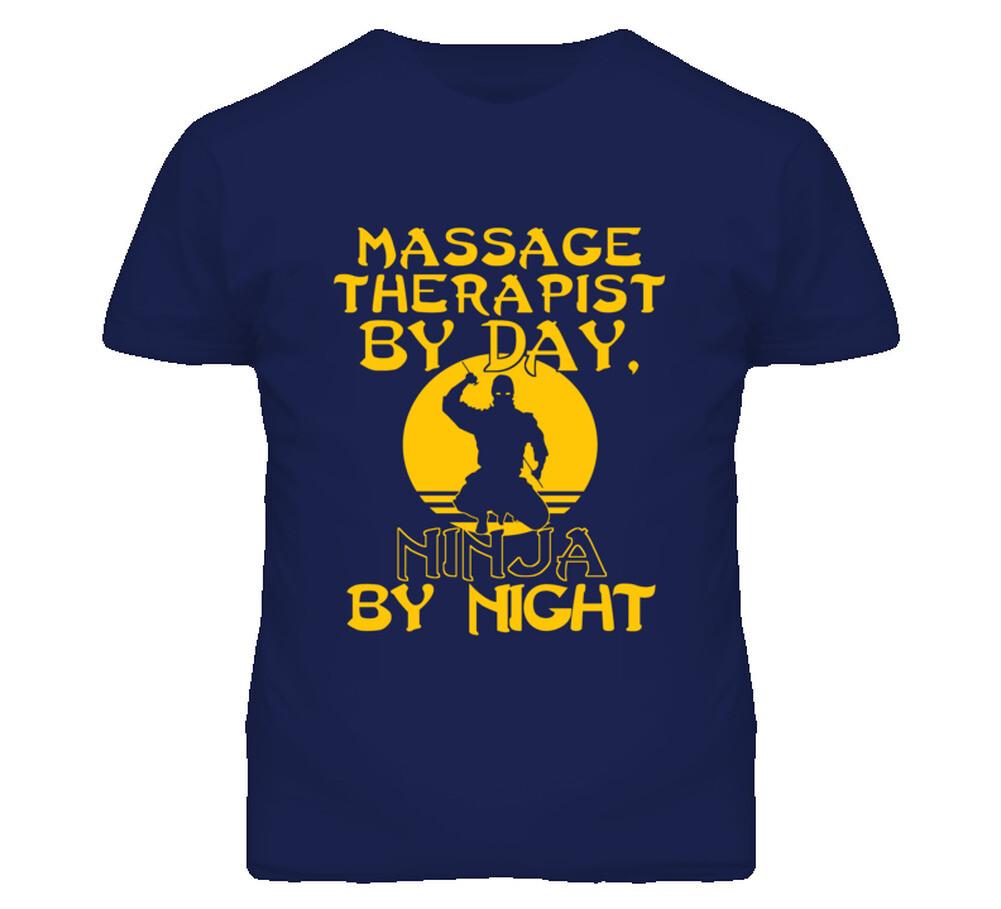 Massage Therapist By Day Ninja By Night Funny T Shirt Mens Womens Tees Top 2XL
Massage Therapist By Day Ninja By Night Funny T Shirt Mens Womens Tees Top 2XL