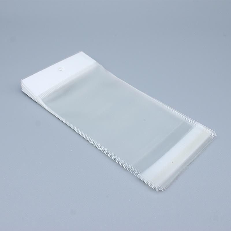 100 Transparent Jewelry Packaging OPP Self-Sealing Bags with Hanger, Pearlescent Film, Adhesive, 4.5 mil Thickness 5.5*13 cm
100 Transparent Jewelry Packaging OPP Self-Sealing Bags with Hanger, Pearlescent Film, Adhesive, 4.5 mil Thickness 5.5*13 cm