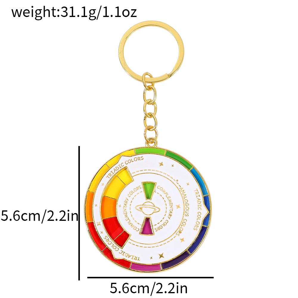 Color Wheel Keyring for Painters, Interactive Keychain, Art Keychains, Gifts
Color Wheel Keyring for Painters, Interactive Keychain, Art Keychains, Gifts