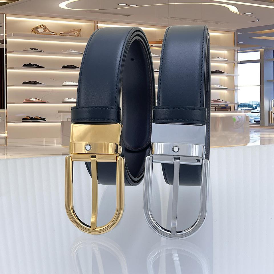 Premium Belt Men S Pin Buckle Genuine Leather Belt Men S Double-Sided Available Business Dress Casual Pants Belt 125cm
Premium Belt Men S Pin Buckle Genuine Leather Belt Men S Double-Sided Available Business Dress Casual Pants Belt 125cm