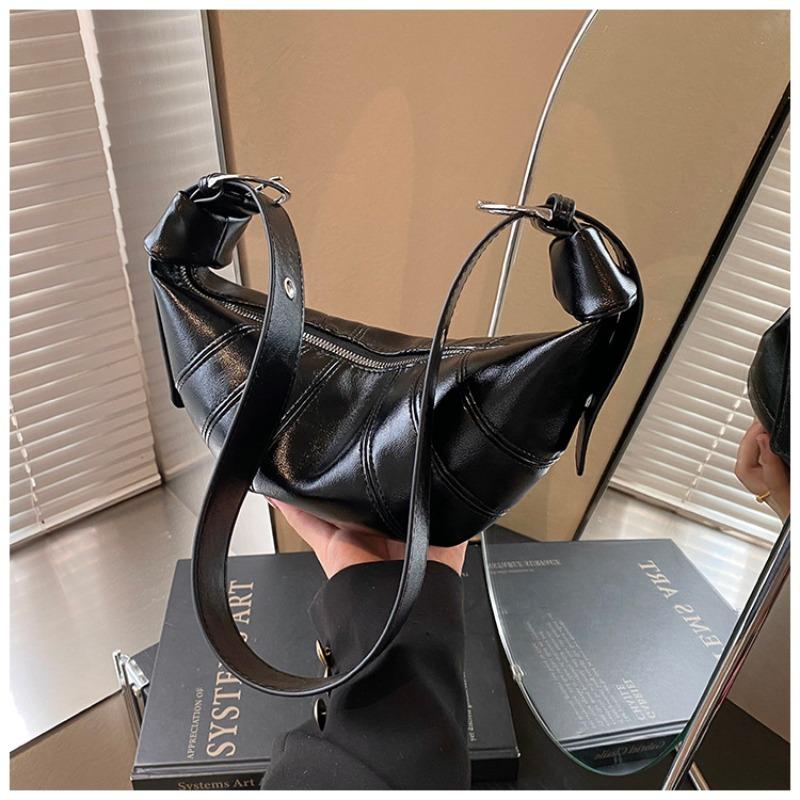 Trend croissant bag niche spring new dumpling bag simple fashion retro shoulder messenger bag women чёрный
Trend croissant bag niche spring new dumpling bag simple fashion retro shoulder messenger bag women чёрный