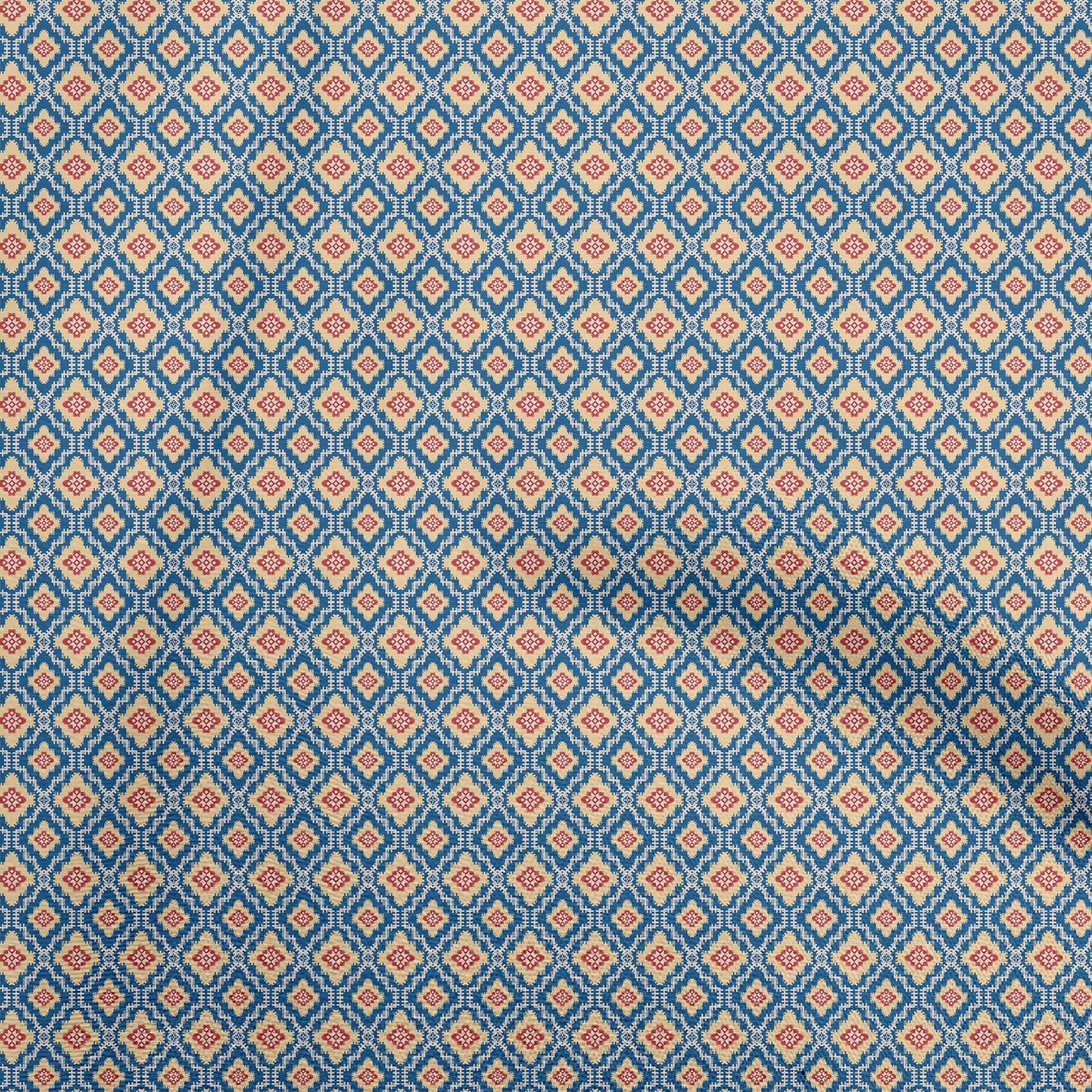 OneOone Cotton Flex Blue Fabric Asian Kilim Одяг своїми руками Тканина для стьобання Тканина з принтом 40 дюймів 42 Inch Wide - Viscose Chiffon середній синього кольору
OneOone Cotton Flex Blue Fabric Asian Kilim Одяг своїми руками Тканина для стьобання Тканина з принтом 40 дюймів 42 Inch Wide - Viscose Chiffon середній синього кольору