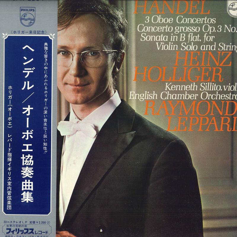 LP Record HEINZ HOLLIGER, RAYMOND LEPPARD, KE - Handel: Oboe Concertos SFX8504 PHILIPS 1972 Japan Obi Classical Used
LP Record HEINZ HOLLIGER, RAYMOND LEPPARD, KE - Handel: Oboe Concertos SFX8504 PHILIPS 1972 Japan Obi Classical Used