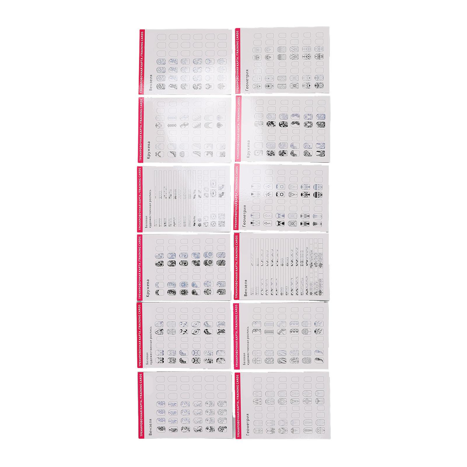 Nail Training Mat Stereograph Washable Reusable Multi Nail Shapes 12 Modes Nail Art Practice Sheet for Nail Artist
Nail Training Mat Stereograph Washable Reusable Multi Nail Shapes 12 Modes Nail Art Practice Sheet for Nail Artist