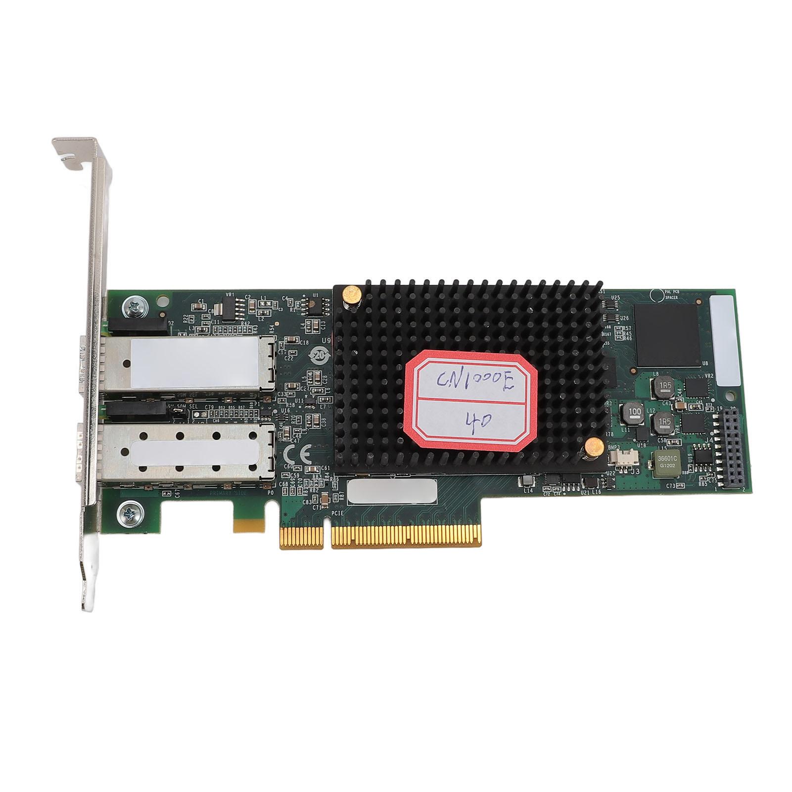PCIE Network Adapter CN1000E 595325 001 Dual Port SFP and Converged Network Card 10GbE PCIE X8
PCIE Network Adapter CN1000E 595325 001 Dual Port SFP and Converged Network Card 10GbE PCIE X8