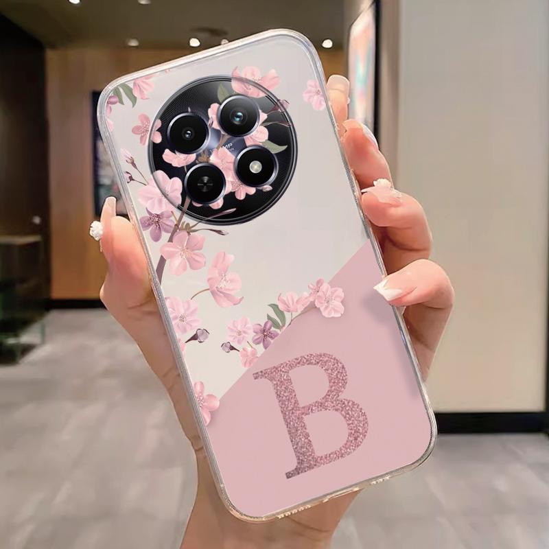 For Realme 12 12X 5G Letter Pink Flowers Fashion Phone Cover Soft Silicone Fundas For Realme 12 X Realme12 Transparent Coque Realme 12 5G
For Realme 12 12X 5G Letter Pink Flowers Fashion Phone Cover Soft Silicone Fundas For Realme 12 X Realme12 Transparent Coque Realme 12 5G