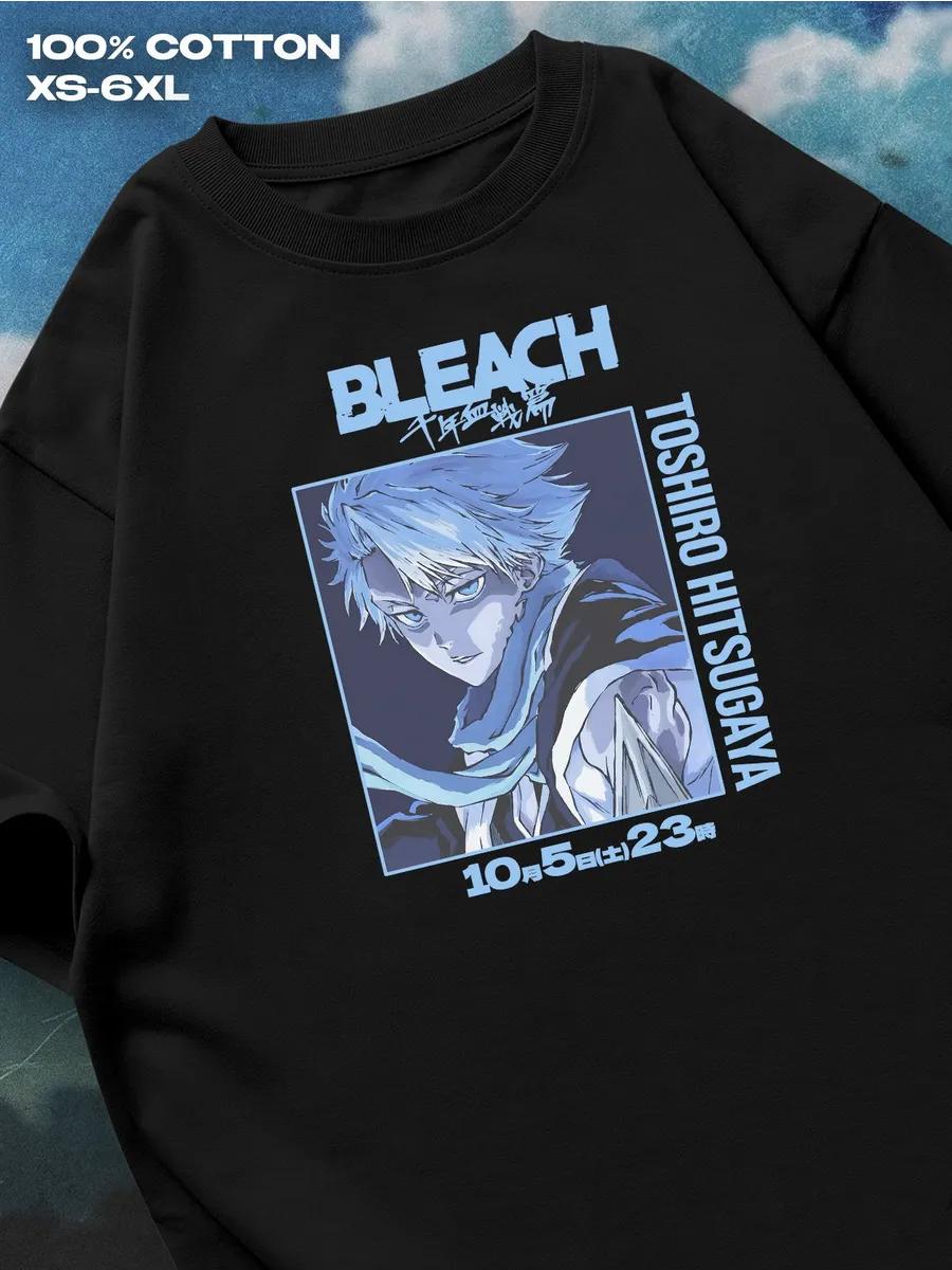 Bleach Тоширо Хицугая черная футболка Мужская футболка Женские футболки с принтом букв Футболка с короткими рукавами Повседневная уличная футболка Топ S
Bleach Тоширо Хицугая черная футболка Мужская футболка Женские футболки с принтом букв Футболка с короткими рукавами Повседневная уличная футболка Топ S