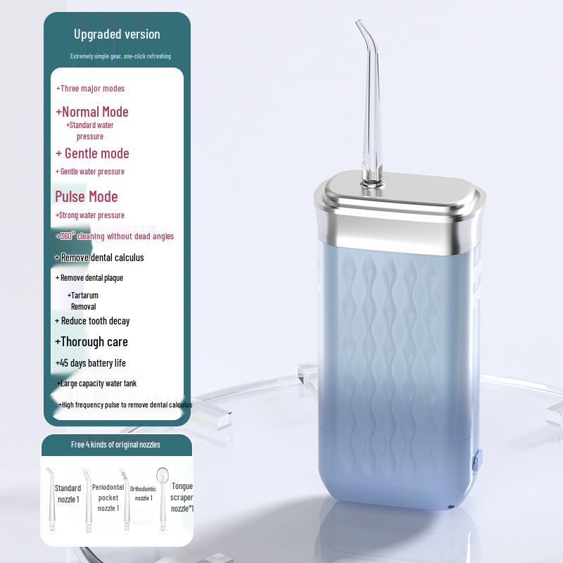 Набір Sonic Tooth Cleaner та портативного електричного іригатора
Набір Sonic Tooth Cleaner та портативного електричного іригатора