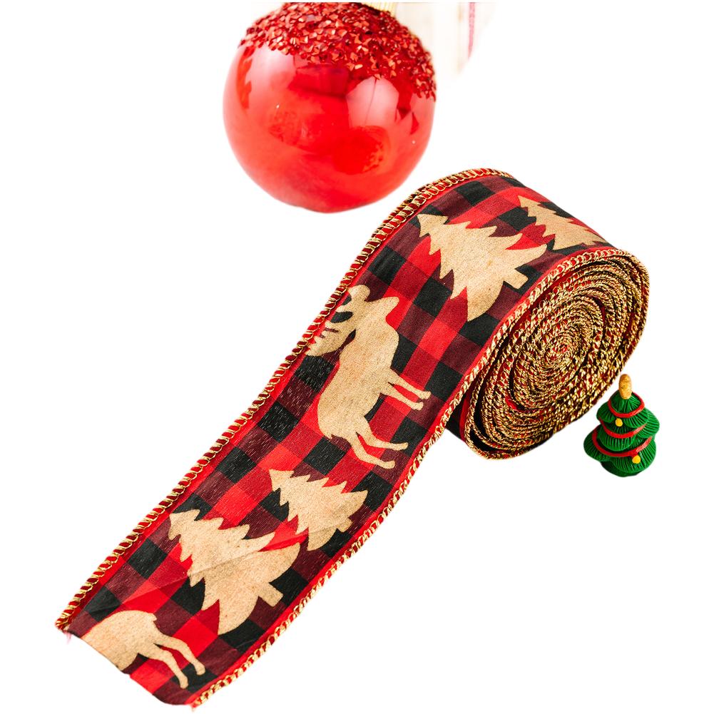 Cartoon Patterns Christmas Ribbon Decoration Christmas Celebration Ample Length For Wrapping For Christmas Tree
Cartoon Patterns Christmas Ribbon Decoration Christmas Celebration Ample Length For Wrapping For Christmas Tree