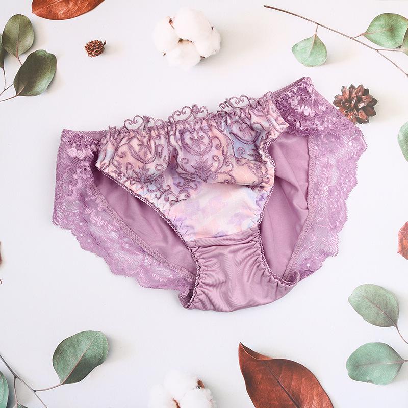 Japanese Style Embroidered Lace Women s Low-Waist Thongs L (Weight: 105-125 Jin) фіолетовий
Japanese Style Embroidered Lace Women s Low-Waist Thongs L (Weight: 105-125 Jin) фіолетовий